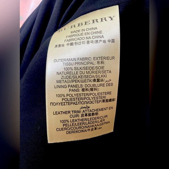 Burberry Brit leopard print silk front zip designer dress NWT - Picture 6 of 12